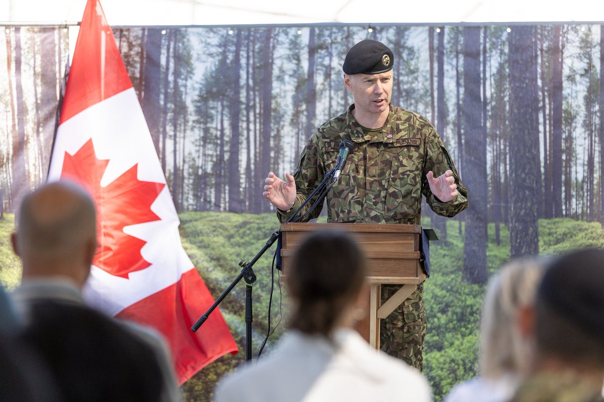 nbskomandieris's tweet photo. Mārupes novada “Ceros” topošajai @NATOMNBLatvia  militārajai bāzei piešķirts nosaukums “Camp Labrie”, godinot Kanādas karavīra Patrika Labrī piemiņu.

Militārā bāze stiprinās visa Baltijas reģiona aizsardzību un ļaus Latvijā uzņemt lielāku sabiedroto valstu karavīru skaitu. https://t.co/GaSIueWUKr