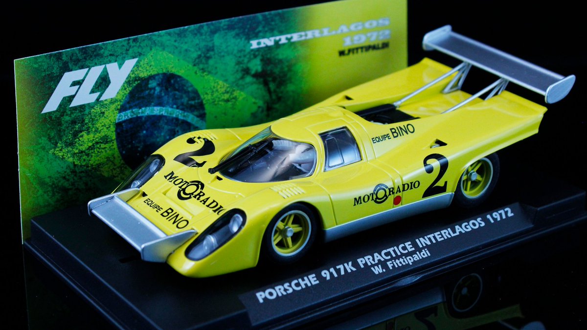 Fly Porsche 917K No.2 Test Interlagos 1972 Wilson Fittipaldi. Ref : A2082 is now available at Pendle Slot Racing. #slotcar