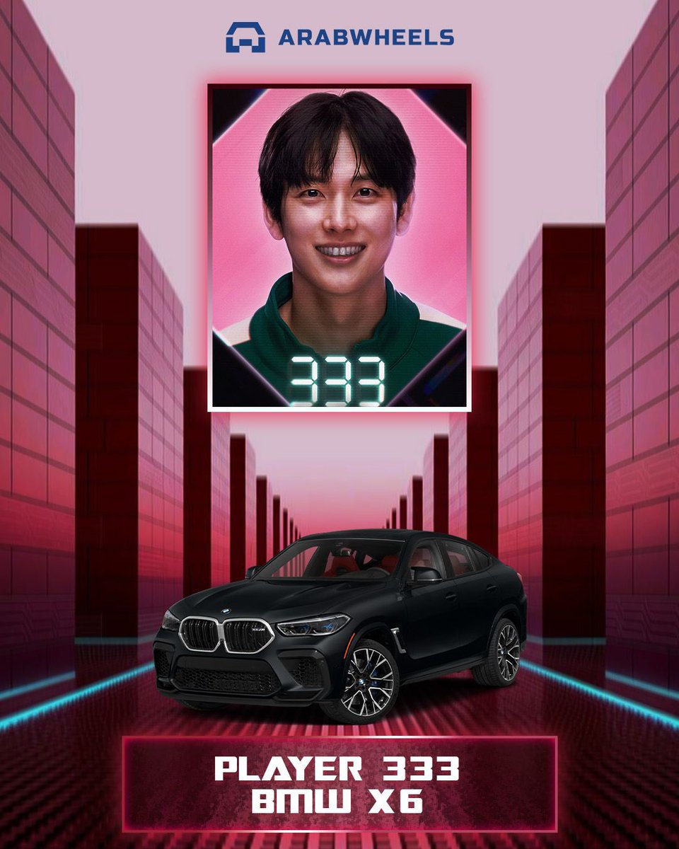 ArabWheels's tweet image. Season 3 of Squid Game is here — and we reimagined the characters behind the wheel. 🚗 

الموسم الثالث من &quot;لعبة الحبار&quot; وصل — وتخيّلنا الشخصيات وهم خلف عجلة القيادة! 🚗 

#ArabWheels #SquidGameSeason3 #CarEdition 
#عرب_ويلز #الموسم_الثالث_لعبة_الحبار #نسخة_السيارات