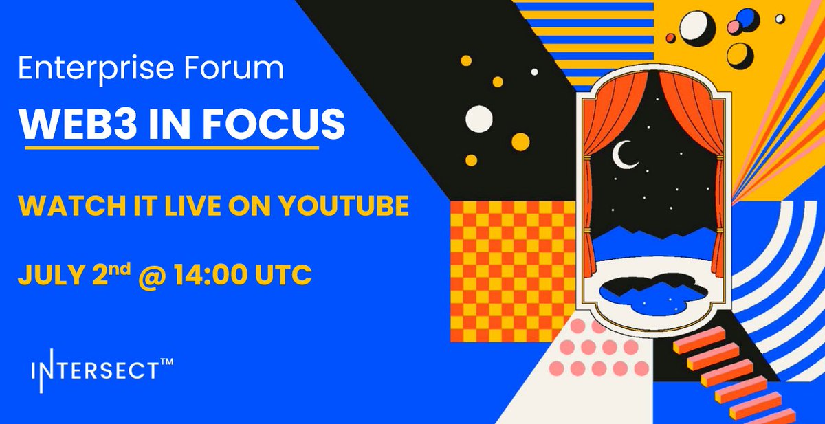 Intersect (@intersectmbo) on Twitter photo TOMORROW! 🚨 Join us for Enterprise Forum: Web3 in Focus - Session 1
🗓️July 2nd | 🕑 14:00 UTC | 📺 YouTube Live
youtube.com/live/ezWBHYILb…
Protocol to Product – Driving Cardano Growth.
Onboarding, enterprise adoption, and real-world Web3 narratives.
Hosted by <a href="/0xnagatoshi/">0xnagatoshi</a>, TOMORROW! 🚨 Join us for Enterprise Forum: Web3 in Focus - Session 1
🗓️July 2nd | 🕑 14:00 UTC | 📺 YouTube Live
youtube.com/live/ezWBHYILb…
Protocol to Product – Driving Cardano Growth.
Onboarding, enterprise adoption, and real-world Web3 narratives.
Hosted by <a href="/0xnagatoshi/">0xnagatoshi</a>,
