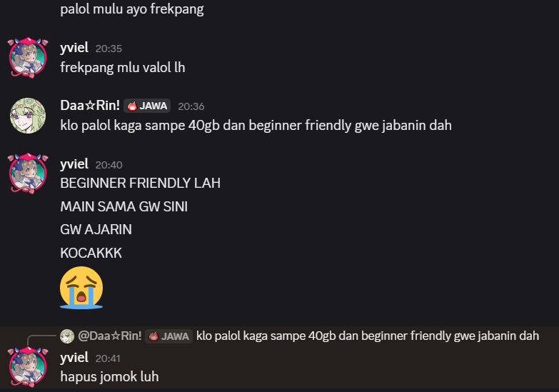 dicari teman mabar fragpunk biar aku ga diracuni palol dan kena fitnah mulu (ga ges, aku gapunya jomok)