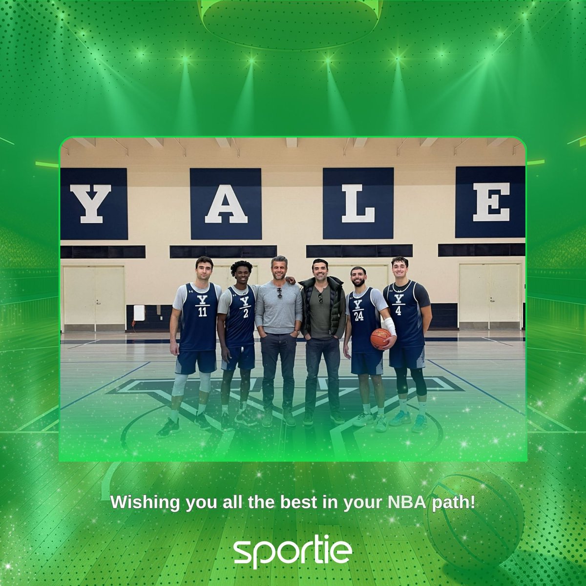 sportie_co's tweet image. Ivy League to the NBA. 🏀📈
History made.

Huge congratulations to @danny.wolf6 , @johnpoulakidas , and @bez.mbeng from making headlines at @yalembasketball to stepping onto the biggest stage in basketball. 🎉
