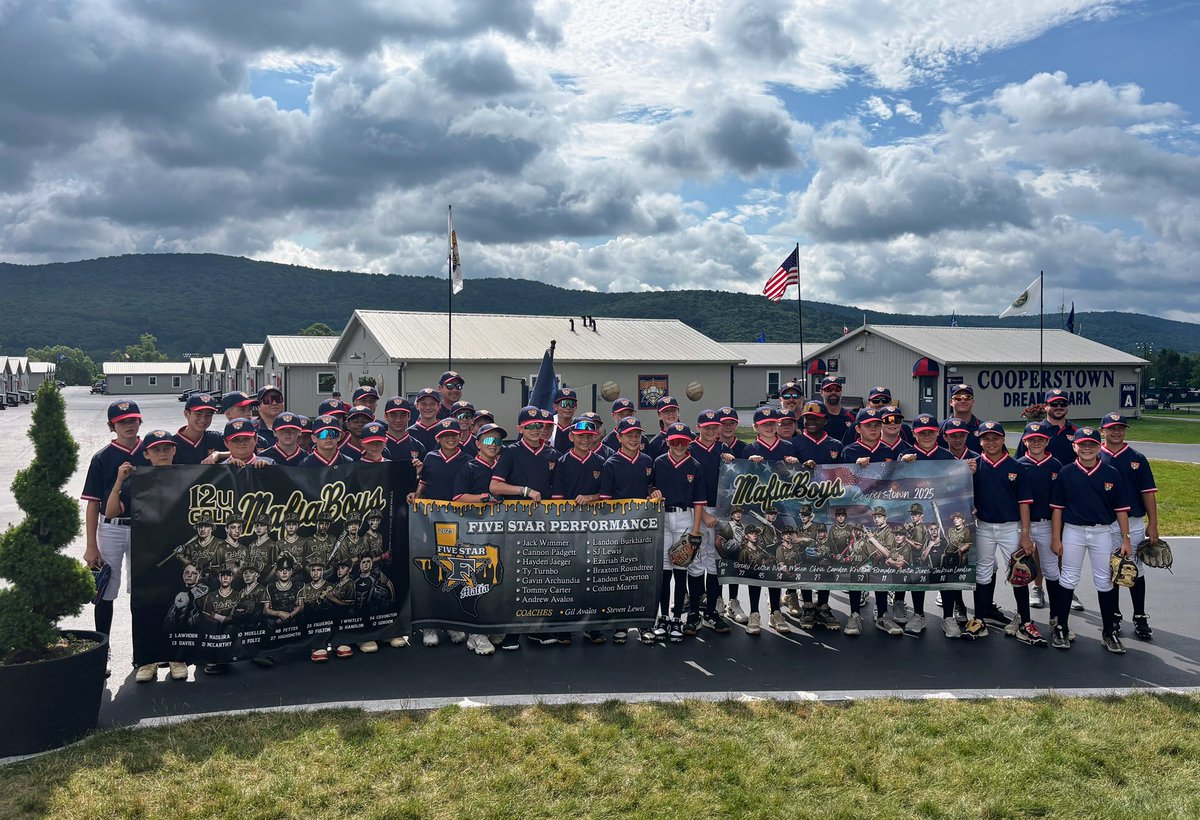 5 Star National Virginia (@5starnationalva) on Twitter photo 🇺🇸⚾️Good luck⚾️🇺🇸to our ⭐️⭐️⭐️⭐️⭐️ Teams this week at Cooperstown Dreams Park!!! Awesome to see them also link up with Five Star Performance out of Texas for the opening ceremonies! Have a blast fellas!!!#5starnational #5starfamily #mafiaboys #CDP <a href="/FiveStarPB/">5 Star Performance</a> <a href="/5starnational/">5 Star National</a> 🇺🇸⚾️Good luck⚾️🇺🇸to our ⭐️⭐️⭐️⭐️⭐️ Teams this week at Cooperstown Dreams Park!!! Awesome to see them also link up with Five Star Performance out of Texas for the opening ceremonies! Have a blast fellas!!!#5starnational #5starfamily #mafiaboys #CDP <a href="/FiveStarPB/">5 Star Performance</a> <a href="/5starnational/">5 Star National</a>