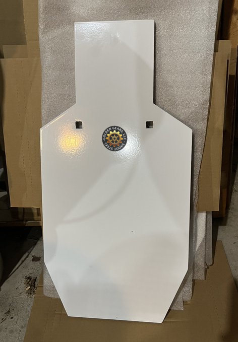 You know what? It's Freedom Week and I'm gonna give away a new, unreleased gong. Prize is an IPSC A-C zone sized, 3/8" SR500, and powder coated white. Just like and share this post and be following me! I'll announce the winner on Independence Day! -- 🇺🇸