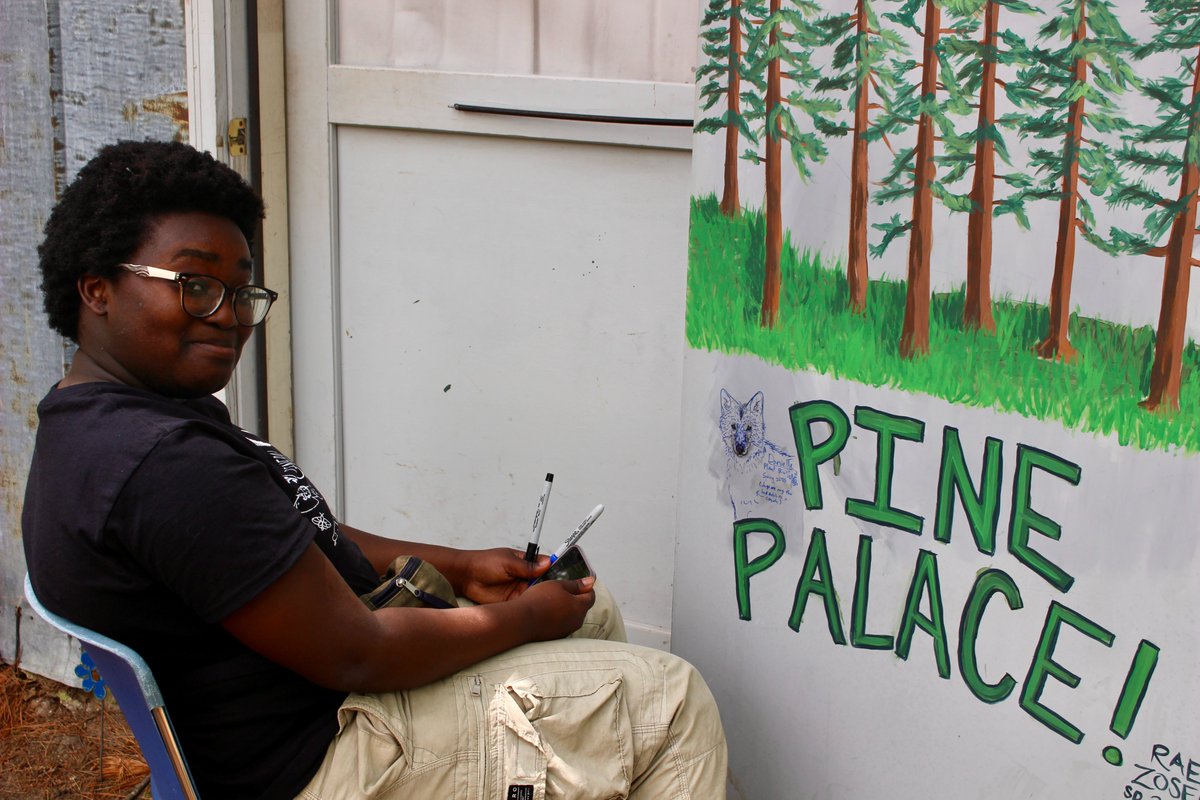 UMBS's tweet image. We already miss our spring term students! Enjoy a snapshot of their last day — celebrating/sharing what they learned and packing up their cabins. Also, view a photo gallery of 125+ memories during their 4-week adventure at the campus along Douglas Lake: myumi.ch/y1m1w