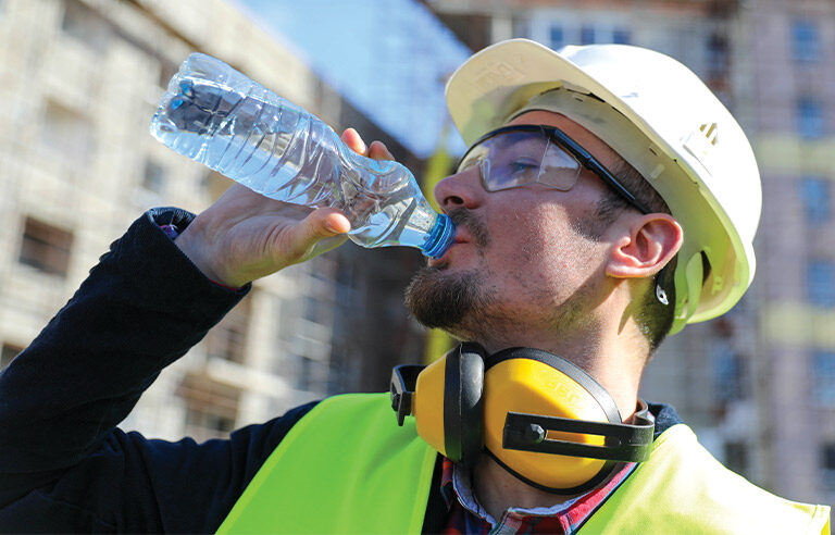 Hydration know-how: What it takes to keep workers safe in the heat. bit.ly/3GoDEXa