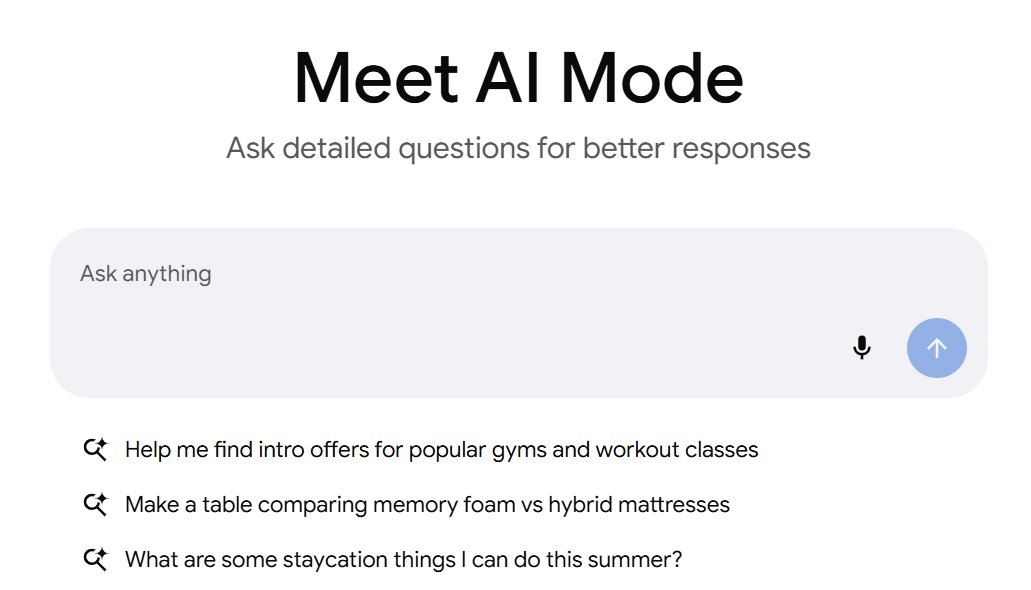 jayhancock1's tweet image. Google adding AI Mode today in Google search.
Pro Tip: AI Mode targets you with ads!
Google's AI app, Gemini, does not.