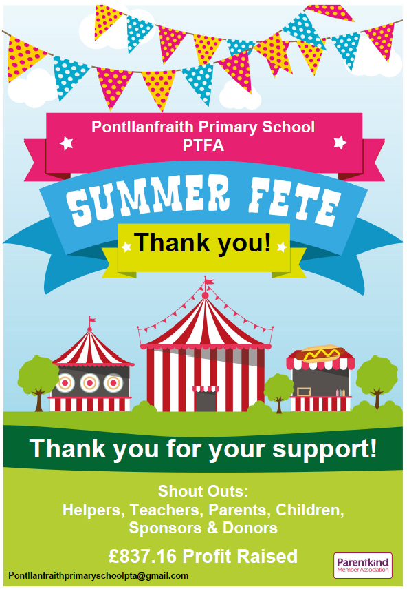 Again, a big thank you from everyone involved 👏🫶.
Profit raised £837. <a href="/PontPrimary/">PontllanfraithPri</a>