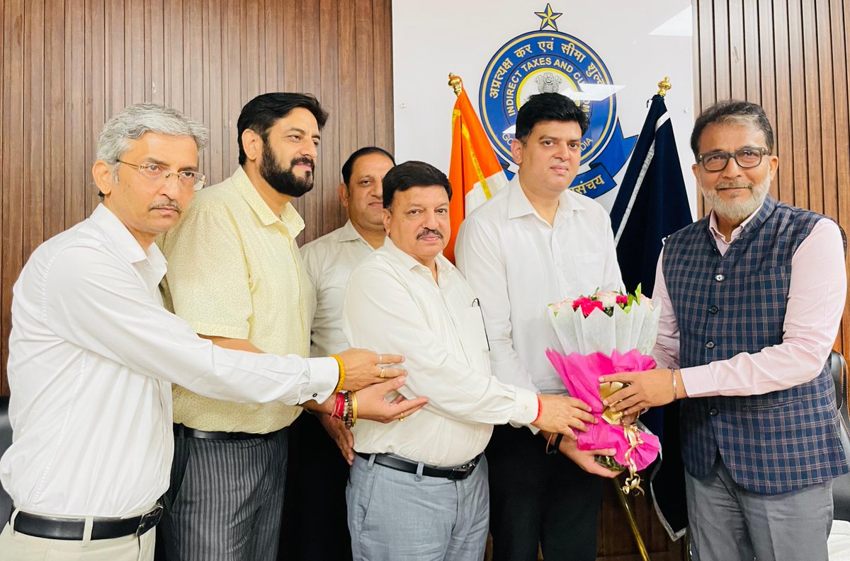 The CGST J&amp;K and Ladakh under the aegis of <a href="/cbic_india/">CBIC</a> <a href="/cgstchdzone/">CGST Chandigarh Zone</a>  celebrated the GST DAY 2025. The trade associations CCI,FI,BBIA  joined the event expressing hope towards Viksit Bharat. The retired officials were  felicitated for the recognition of their services.#gstday2025