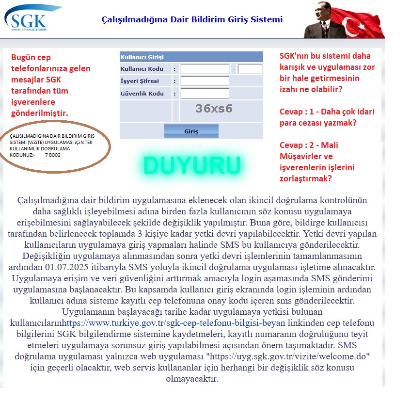 Serkan__Atasoy's tweet photo. Kıymetli @MuhasebeBT üyeleri @sgksosyalmedya'nın Rapor Girişi Ekranı için getirilen Sms sistemi hakkında ne düşünüyorsunuz?
Yorumlarınızı #SGK'nın Kıymetli yetkililer de görecek ya da ileteceğiz. 
Söz Sizde. https://t.co/1fLx2tWJRM