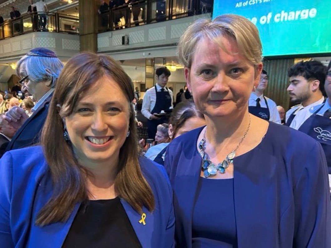 Khalissee (@kahlissee) on Twitter photo British Home Secretary <a href="/YvetteCooperMP/">Yvette Cooper</a> wants to ban activist group Palestine Action. But she's happy to pose for photos with the Israeli ambassador of a genocidal state. British Home Secretary <a href="/YvetteCooperMP/">Yvette Cooper</a> wants to ban activist group Palestine Action. But she's happy to pose for photos with the Israeli ambassador of a genocidal state.