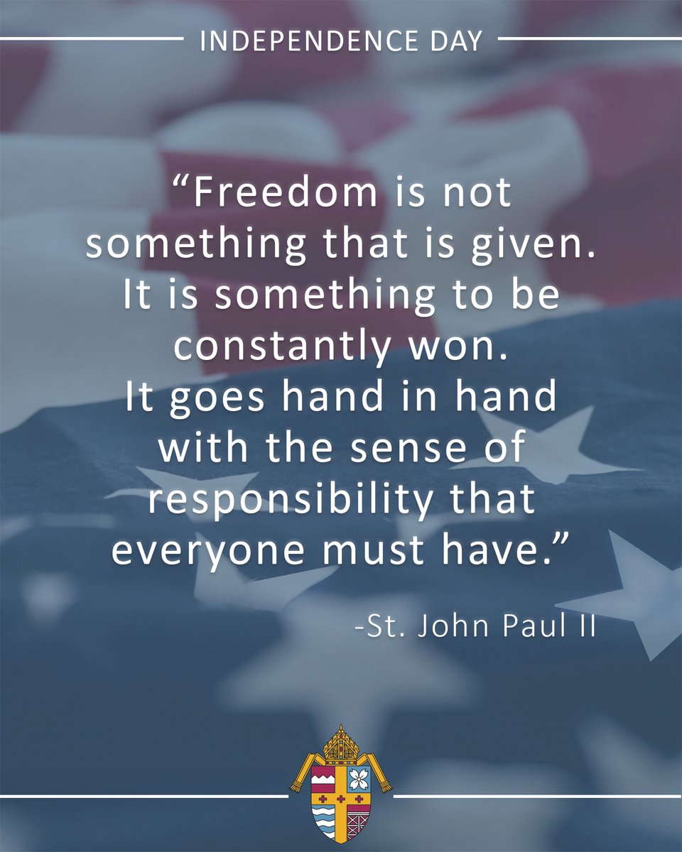 Happy Fourth of July! 🇺🇸
This Independence Day reminds us to give thanks to God for the freedoms we have and inspire us to work for the liberty and justice for all.