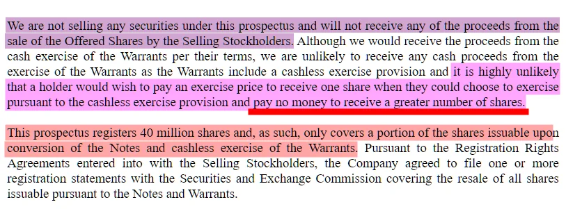 Some more $MULN toxic dilution math problems from the amended S-1A2 filing, plus some interesting new admissions that the SEC apparently required Mullen to disclose using straightforward language to indicate MUCH MORE astronomical dilution to follow.
reddit.com/r/Muln/comment…