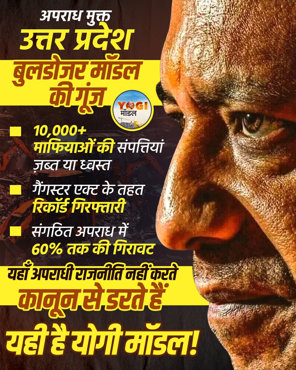 Yogi Model - योगी मॉडल tweet media