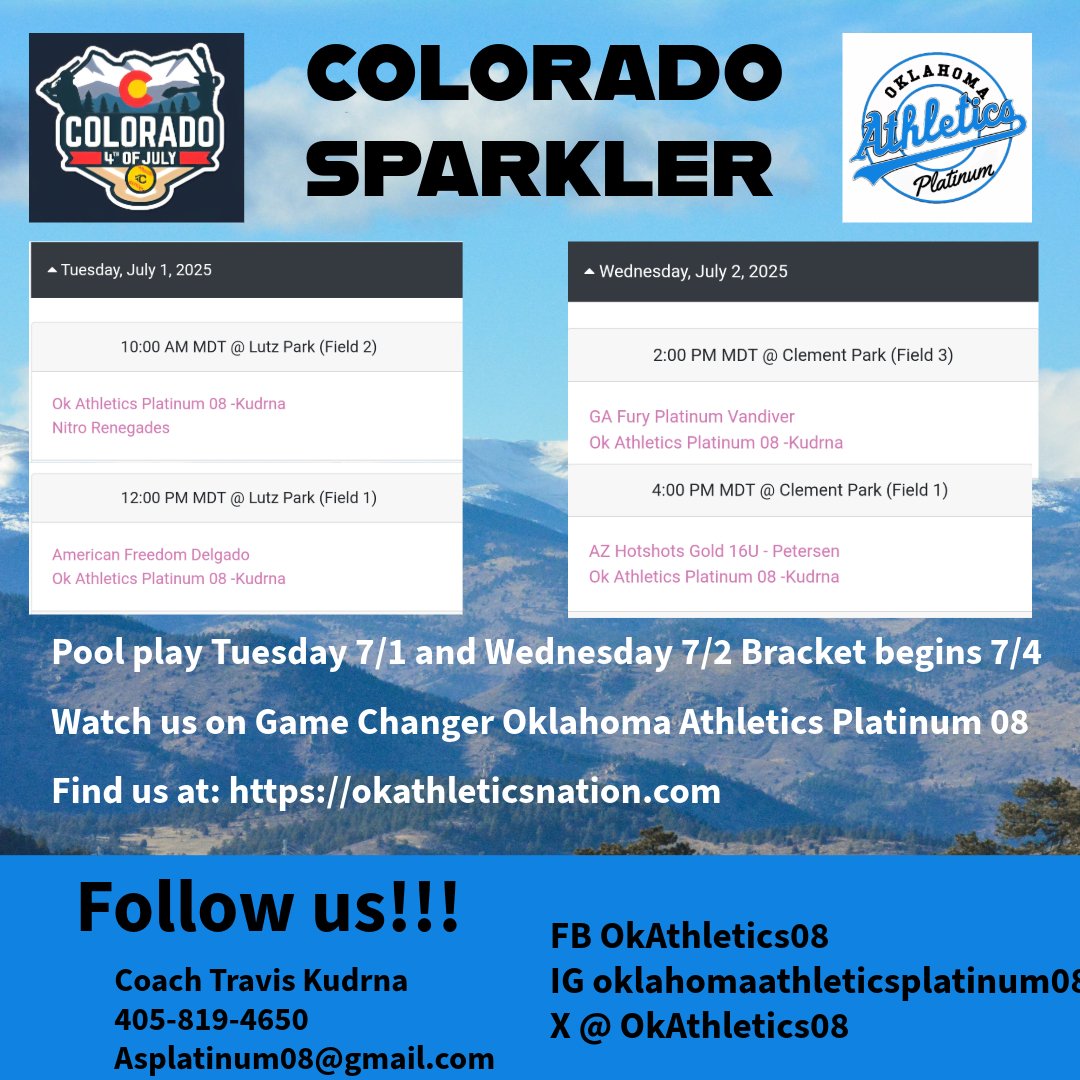 It's game day at Lutz Park. <a href="/COSparkFire/">CO 4th of July</a>