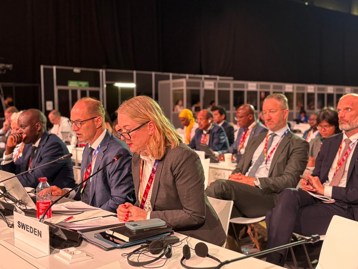 Sweden welcomes the new global framework for the financing of sustainable development – the Sevilla Commitment. An important step to strengthen the implementation of #Agenda2030. Despite global tensions, the world is showing that cooperation is possible. Sweden stands up for