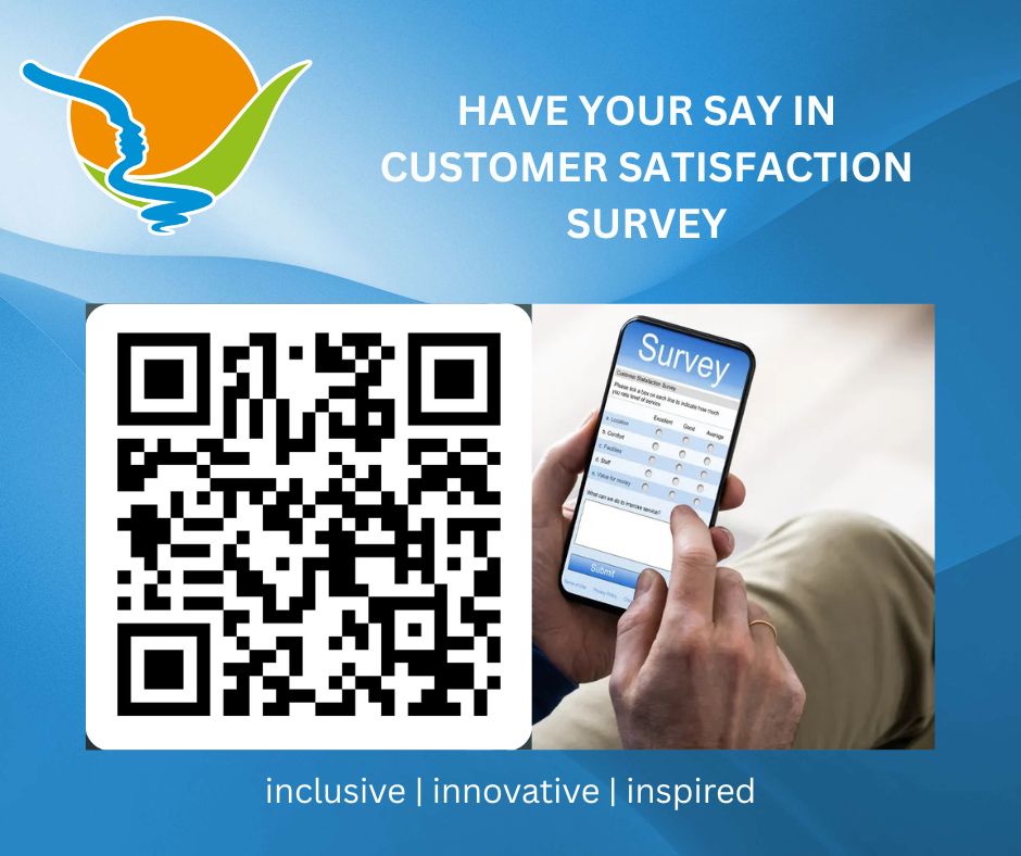 INPUT THROUGH 2024/2025 CUSTOMER SATISFACTION SURVEY📢

We're calling on customers to take part in the 2024/2025 Customer Satisfaction Survey. The survey is now open and closes on 31 July 2025.🗓️

The survey can be accessed online at forms.office.com/r/cBzv2TnrJr until 31 July 2025.