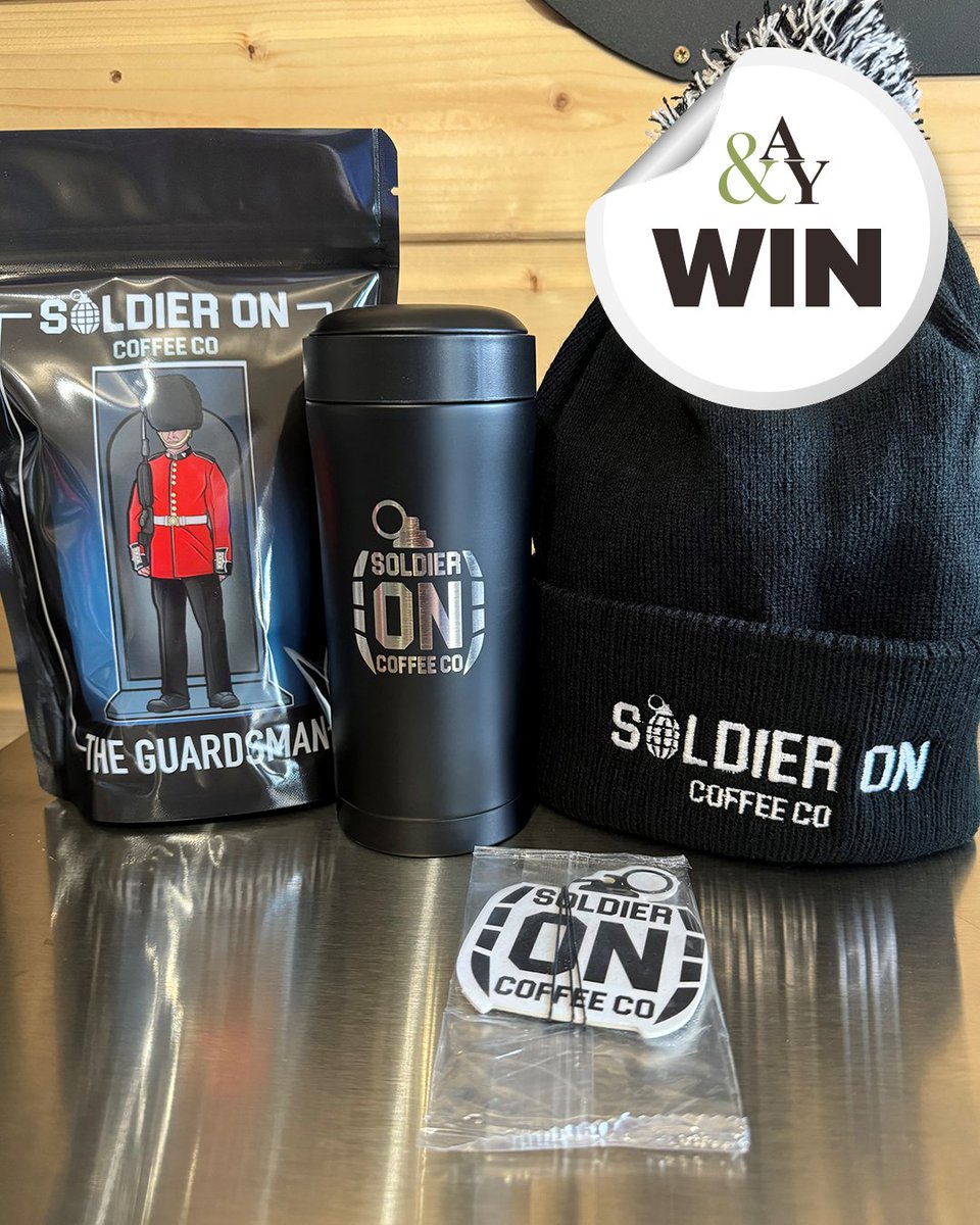#GiveAway #WIN #CoffeeSoldier On Coffee Co is run by former LCpl Bryan Phillips, a veteran of Iraq and Afghanistan. His love of coffee helped carry him through his rehabilitation. For a chance to win a Soldier On Coffee gift set, visit armyandyou.co.uk/enter-our-summ… ☕