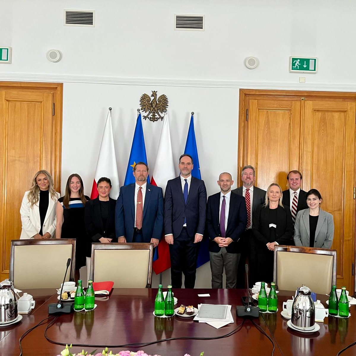 Embassy of Poland U.S. (@polishembassyus) on Twitter photo Day 3 of 🇺🇸 congressional staff study visit to 🇵🇱 kicked off with an engaging meeting with Min. Ignacy Niemczycki <a href="/ignacyn/">Ignacy Niemczycki</a> at <a href="/PremierRP_en/">Chancellery of the Prime Minister of Poland</a>, on 🇵🇱 achievements during its EU Presidency <a href="/POLAND25EU/">Permanent Representation of Poland to the EU</a>. A great start to the day — and part of a visit organized by us and <a href="/PolandMFA/">Ministry of Foreign Affairs 🇵🇱</a>. Day 3 of 🇺🇸 congressional staff study visit to 🇵🇱 kicked off with an engaging meeting with Min. Ignacy Niemczycki <a href="/ignacyn/">Ignacy Niemczycki</a> at <a href="/PremierRP_en/">Chancellery of the Prime Minister of Poland</a>, on 🇵🇱 achievements during its EU Presidency <a href="/POLAND25EU/">Permanent Representation of Poland to the EU</a>. A great start to the day — and part of a visit organized by us and <a href="/PolandMFA/">Ministry of Foreign Affairs 🇵🇱</a>.