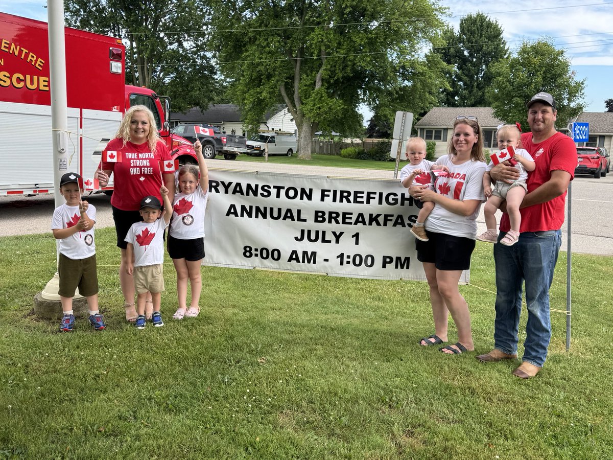 Lianne_Rood's tweet image. Kicked off Canada Day bright and early at the Bryanston Firefighter Breakfast! 🇨🇦🚒
Grateful for our incredible first responders who serve our communities with pride and dedication.
Thanks to everyone who came out to celebrate and support our local heroes!
#CanadaDay…