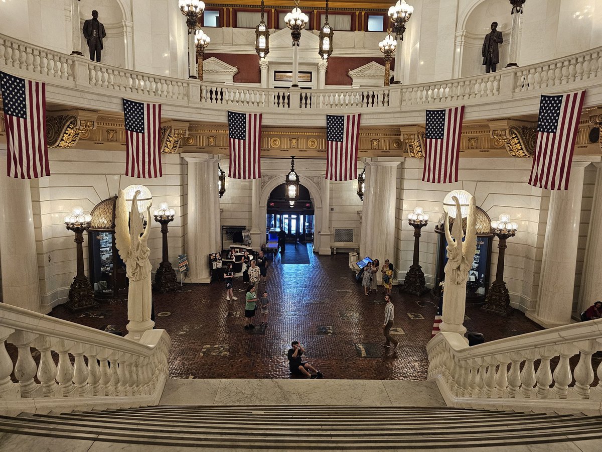 Happy July 1st. Pennsylvania's budget is late. Trash collectors are on strike in Philly. Transit agencies are passing their doomsday budgets. The federal omnibus looms. The state House is in session. And the Capitol rotunda is mostly tourists rn. Follow for updates: