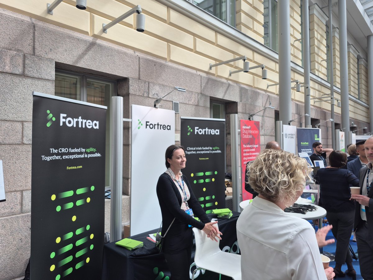 Day 3 at #EACPT2025 in Helsinki, Finland!
Connect with our clinical pharmacology team at Booth 2 to engage with our team and learn how we are advancing clinical pharmacology solutions and managing complexity in #drugdevelopment. fortrea.com/insights/event…
#BiotechLeaders