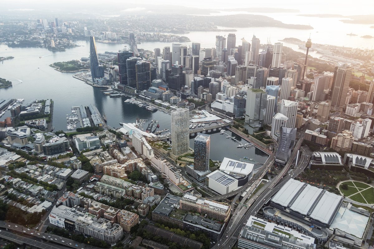 Snøhetta and Hassell’s Harbourside redevelopment moves forward with public domain approval in Sydney. ow.ly/74yk50Wj054