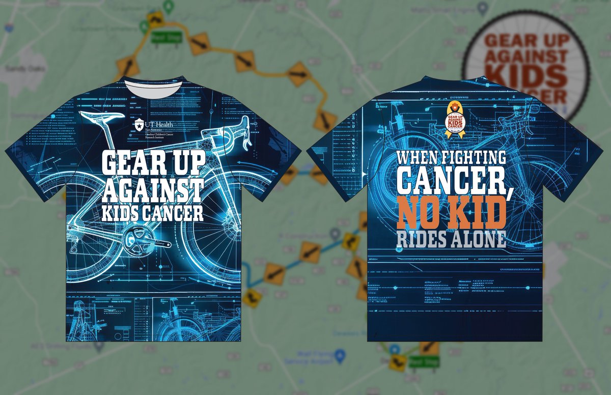 UTHealthGCCRI's tweet image. 🚴‍♂️ Ride with purpose on Oct 18 at the 4th Annual Gear Up Against Kids Cancer in Floresville, TX!

🎗️ Fund local #ChildhoodCancer #research
🛣️ Choose 28, 40, or 60 miles
👉 Register: GearUpAgainstKidsCancer.org
#kids #cancer #cure #hope #cyclinglife  #GearUpAgainstKidsCancer