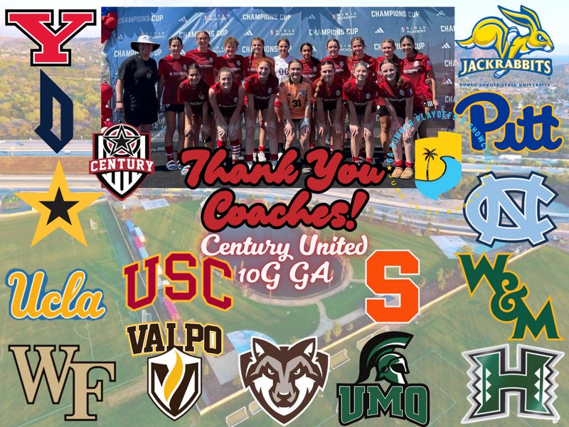 ellie lebe (@ellielebe8) on Twitter photo Thank you to all the coaches that came to watch our team <a href="/GAcademyLeague/">Girls Academy</a> playoffs!!
<a href="/CoachEMarshall/">Erica Marshall</a> <a href="/PrepSoccer/">Prep Soccer ⚽️</a> <a href="/ImYouthSoccer/">ECNL/GA/Recruiting/College Soccer</a> <a href="/TheSoccerWire/">SoccerWire</a> <a href="/TopDrawerSoccer/">TopDrawerSoccer</a> Thank you to all the coaches that came to watch our team <a href="/GAcademyLeague/">Girls Academy</a> playoffs!!
<a href="/CoachEMarshall/">Erica Marshall</a> <a href="/PrepSoccer/">Prep Soccer ⚽️</a> <a href="/ImYouthSoccer/">ECNL/GA/Recruiting/College Soccer</a> <a href="/TheSoccerWire/">SoccerWire</a> <a href="/TopDrawerSoccer/">TopDrawerSoccer</a>
