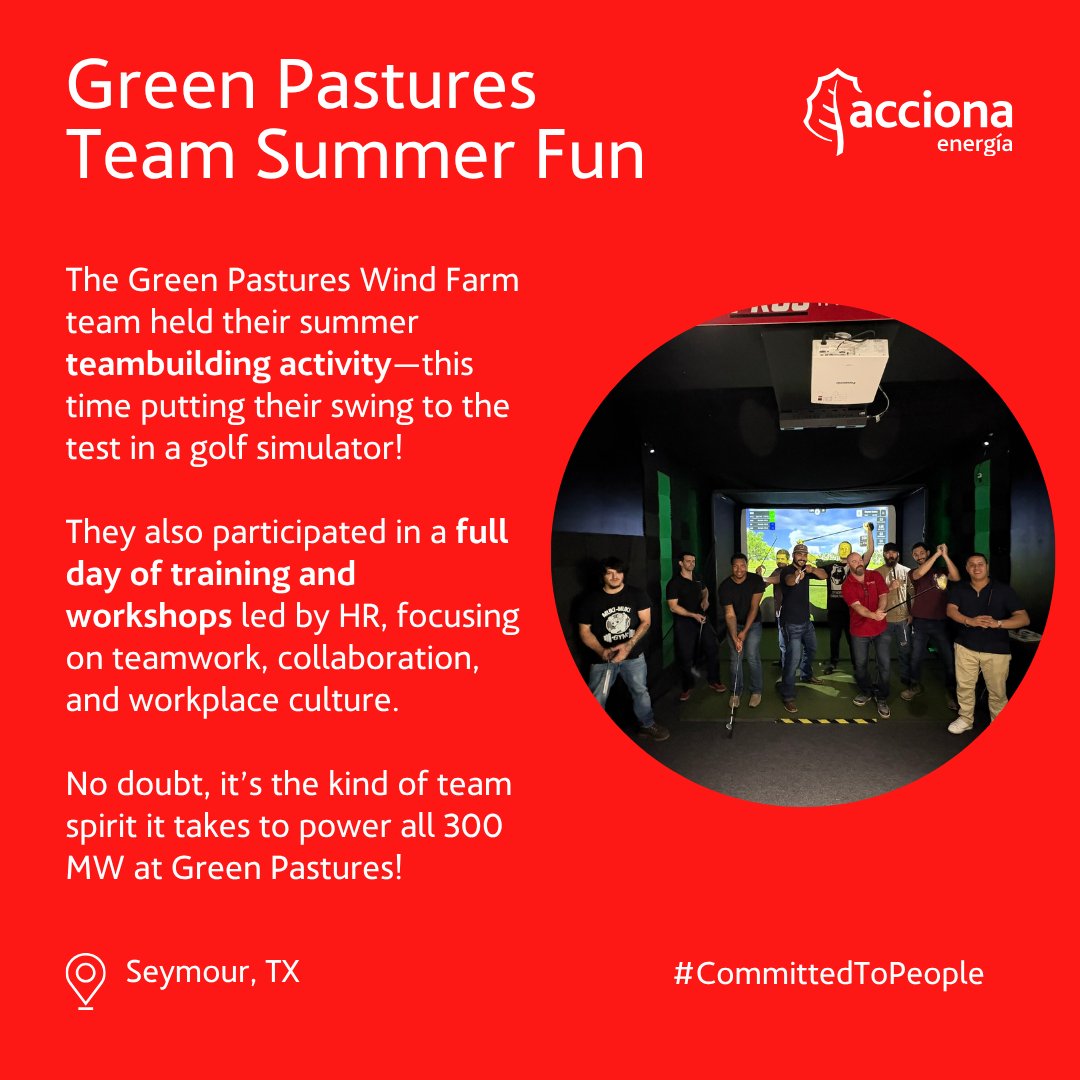 ⬇️ People Recap!

In June, the #ACCIONAteam committed to:
✔ Local community involvement 🌱
✔ Positive team building 🤝
✔ Development in our sustainable goals 🌍

Each month is a new chance to grow, connect, and make a lasting impact. 

#PeopleForABetterPlanet #ACCIONAEnergia