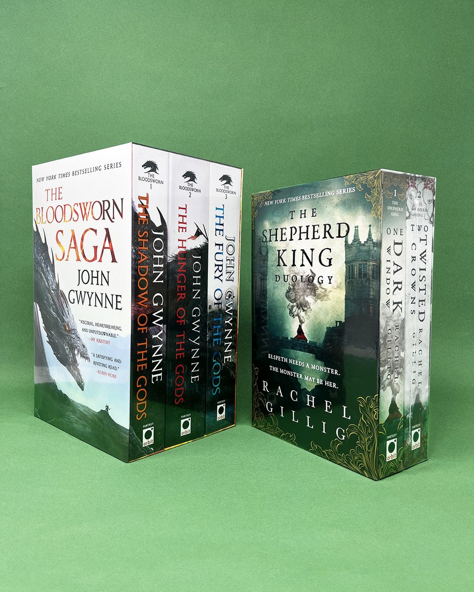 Orbit Books (@orbitbooks) on Twitter photo The paperback boxsets of The Bloodsworn Saga by <a href="/JohnGwynne_/">John Gwynne</a> and The Shepherd King duology by Rachel Gillig are available now! The paperback boxsets of The Bloodsworn Saga by <a href="/JohnGwynne_/">John Gwynne</a> and The Shepherd King duology by Rachel Gillig are available now!