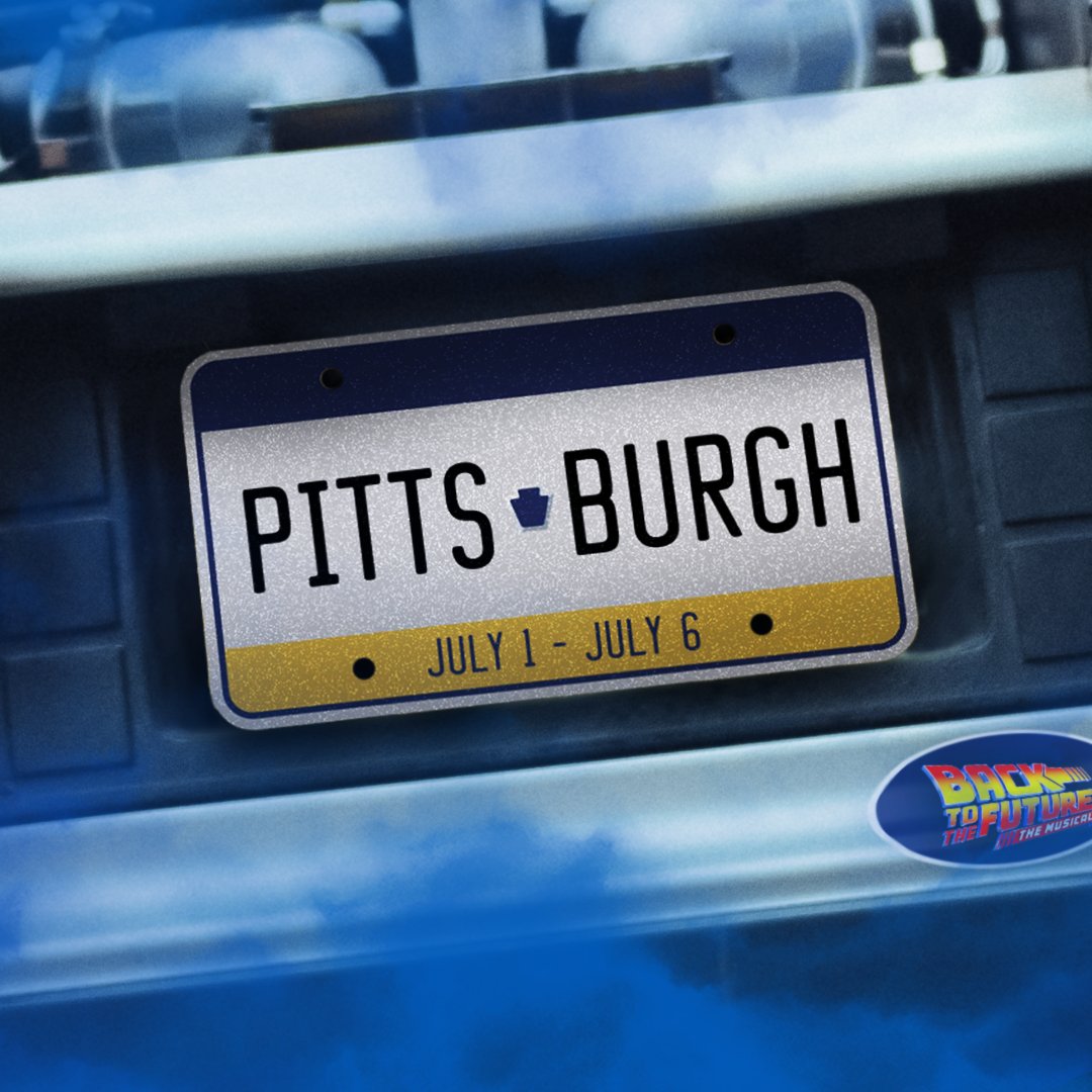 Pittsburgh, history is about to be made! 🎭⚡ Back to the Future is performing at the Benedum Center from July 1-6. Get ready for a night of musical magic! #BTTFtour