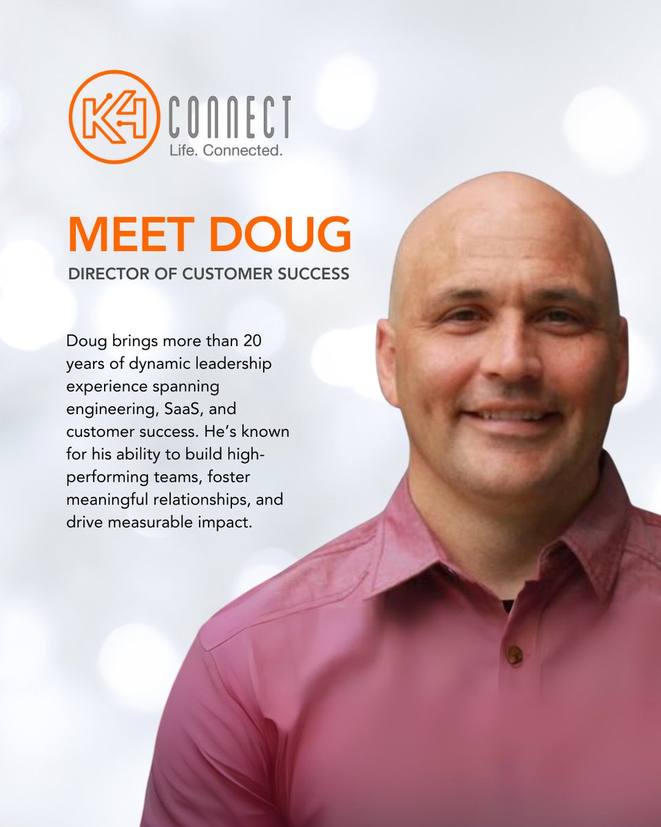 ⭐ We're excited to welcome Doug Sigmon as our Director of Customer Success! With 20+ years of leadership experience, Doug will lead our customer success strategy, championing the voice of the customer and ensuring our senior living partners get the most from our technology.