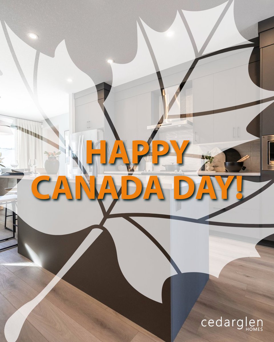 Happy Canada Day from all of us here at Cedarglen Homes!🇨🇦 We are honoured to be a local builder in this magnificent city.

Our showhomes are open from 12-5PM today. Tour our showhomes and enjoy the refreshing AC while you're here!☀️

#CedarglenHomes #YYCHomebuilder #CanadaDay