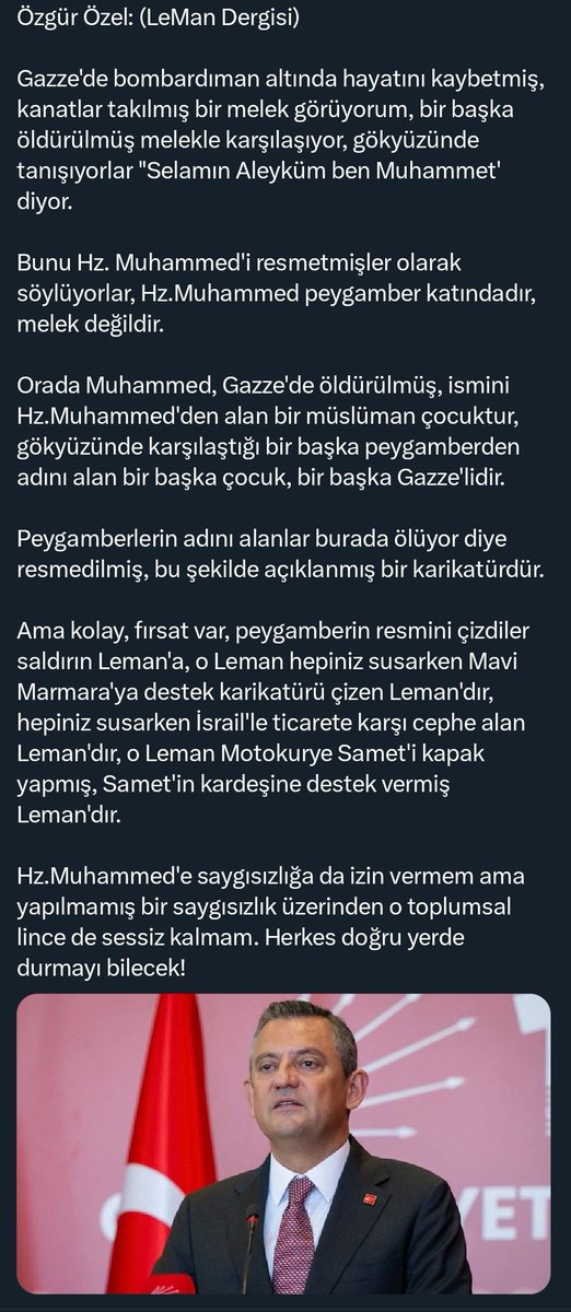 Uğurtan Uğur (@ugurtanovski) on Twitter photo Bu kadar doğru, duyarlı ve mantıklı değerlendirdiğiniz için var olun başkan...
<a href="/eczozgurozel/">Özgür Özel</a> Bu kadar doğru, duyarlı ve mantıklı değerlendirdiğiniz için var olun başkan...
<a href="/eczozgurozel/">Özgür Özel</a>