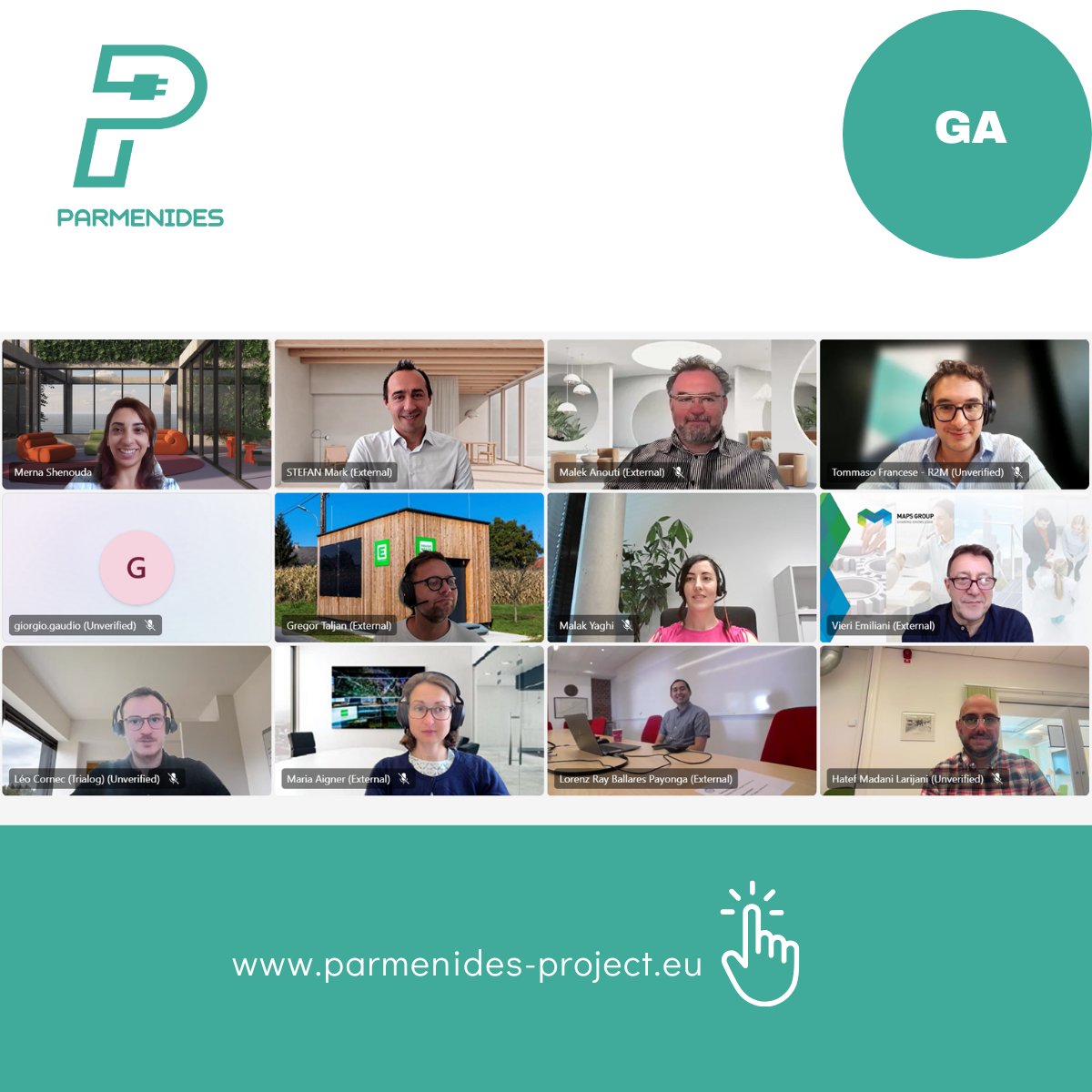 PARMENIDES Project (@parmenides_eu) on Twitter photo Yesterday, the #PARMENIDES consortium gathered online for a General Assembly meeting to share updates and align on priorities for the final phase of the project.
๐ Thanks to all partners for the productive discussions and continued collaboration!
#horizoneu #EnergyTransition Yesterday, the #PARMENIDES consortium gathered online for a General Assembly meeting to share updates and align on priorities for the final phase of the project.
๐ Thanks to all partners for the productive discussions and continued collaboration!
#horizoneu #EnergyTransition