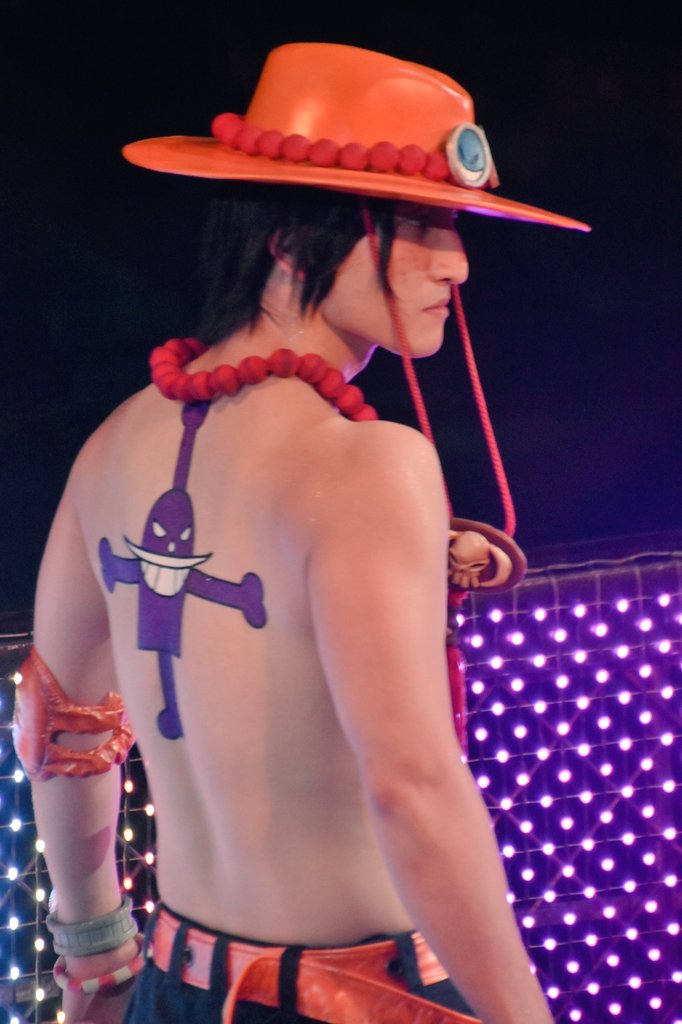 ONEPIECE ワンピース USJ エース 2025.7.1 ワンピース プレミアショー エースが出てくると客席に歓声が