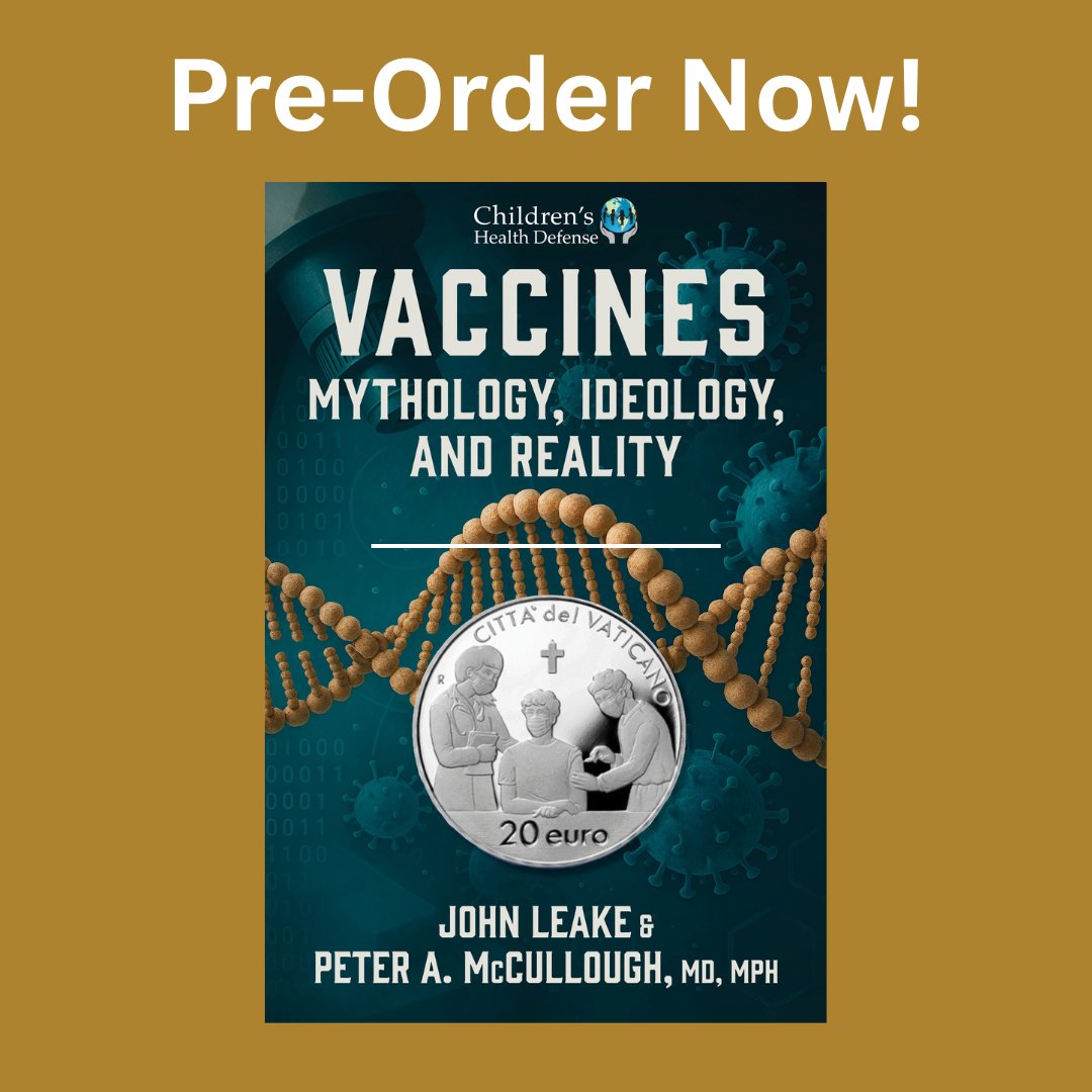 skyhorsepub's tweet image. Pre-order Vaccines by John Leake and Peter A. McCullough!
@johnsearsleake @P_McCulloughMD
Out July 29th: ow.ly/aBcc50WhEB4