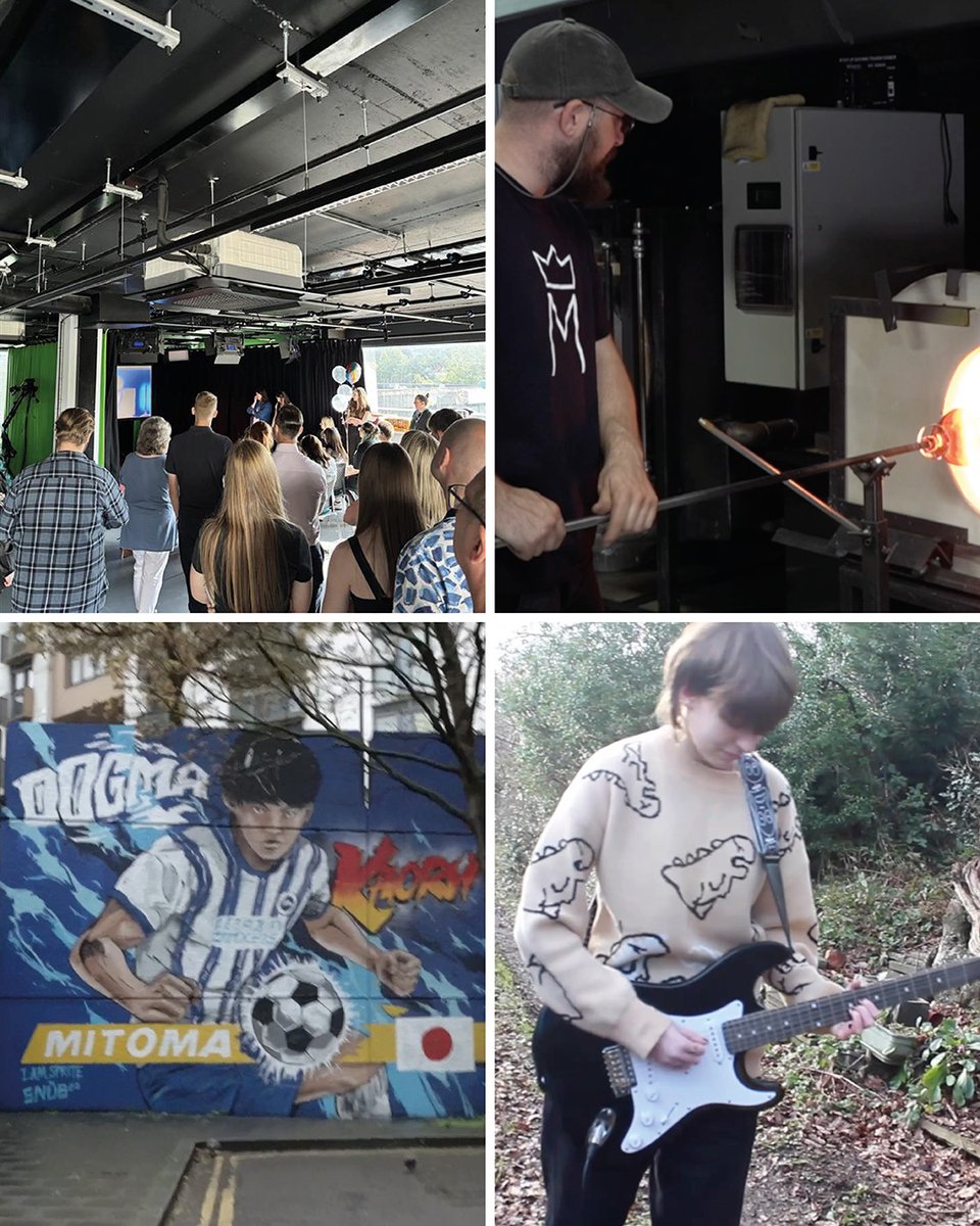 Our Media students recently hosted an exhibition evening, celebrating the creative highlights of their year. The event featured a diverse collection of student produced videos, each showcasing unique storylines and themes. Well done all 🙌

#Media #Exhibition