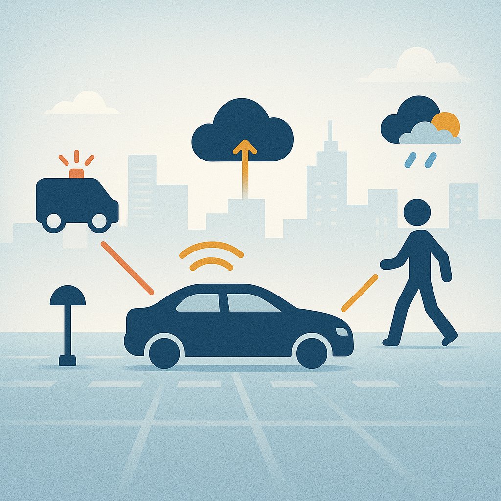 Stuck in traffic? 🚦 Not with V2X tech, which lets your car dodge jams and drive smarter— using the 5.9 GHz spectrum. Welcome to the future of the road! 🛣️ qorvo.com/design-hub/blo… 

#NextGenDriving #V2XPower