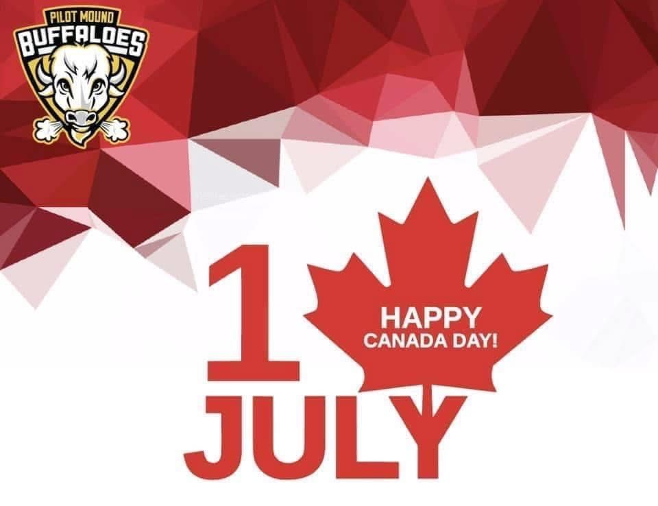 It’s July 1st! #HappyCanadaDay from the players, coaches, staff, and management of the Pilot Mound Hockey Academy!  #FearTheBuffs #HockeyAcademy #PMHA #StudentAthletes