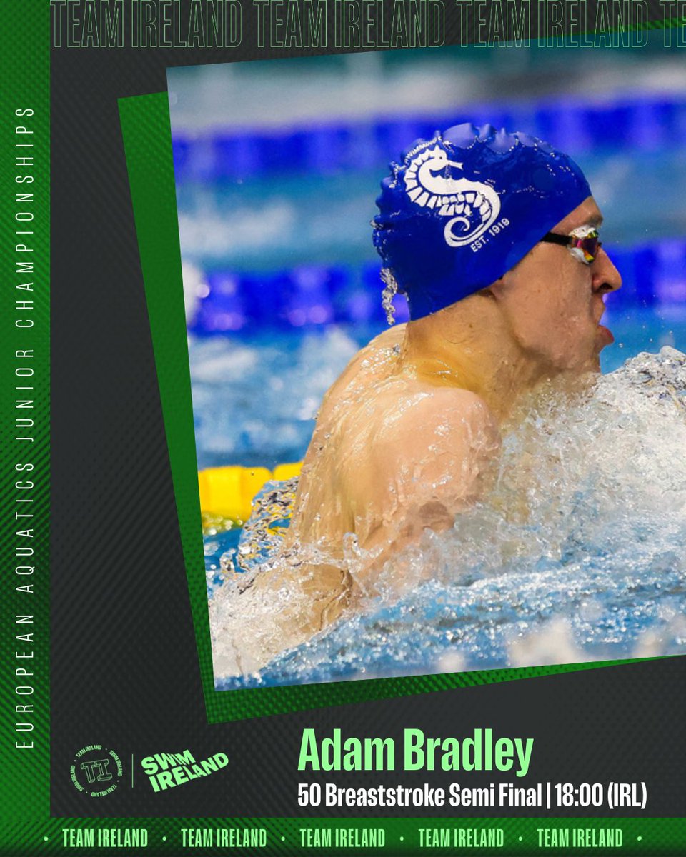 𝗘𝗨𝗥𝗢𝗣𝗘𝗔𝗡 𝗔𝗤𝗨𝗔𝗧𝗜𝗖𝗦 𝗝𝗨𝗡𝗜𝗢𝗥 𝗖𝗛𝗔𝗠𝗣𝗜𝗢𝗡𝗦𝗛𝗜𝗣𝗦 | 𝗙𝗜𝗡𝗔𝗟𝗦

An exciting first evening ahead for #TeamIreland as three Irish swimmers take to the blocks for semi-finals in Slovakia

Let's go! 

The links you need 🔗 ow.ly/ZX3K50WgNfe