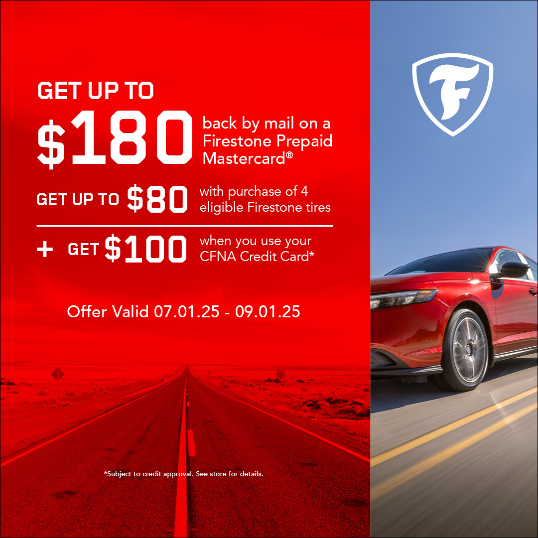 Up to $180 off a set of 4 select Bridgestone &amp; Firestone Tires this July at Auto Select! Shop tires now, autoselectonline.com/tire-and-wheel…