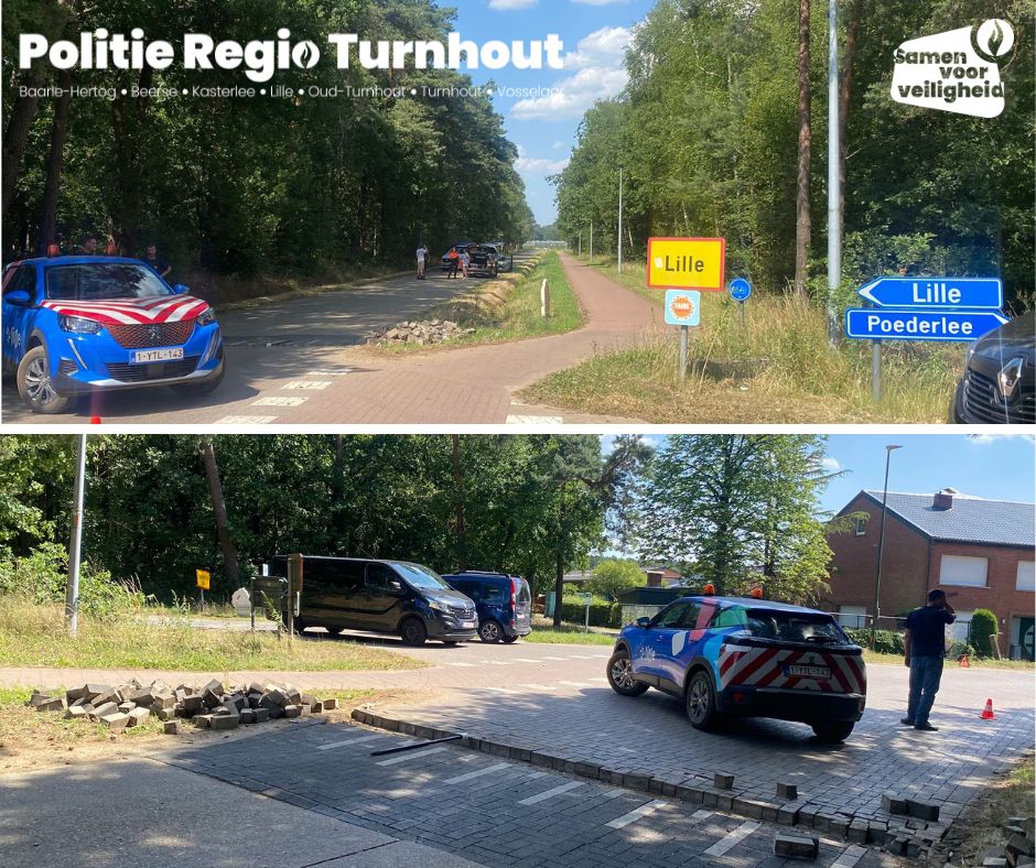 🚧 Weg afgesloten – Heieind, Poederlee (Lille)
Het kruispunt Heieind x Berkelheide is het komende uur volledig afgesloten voor dringende herstellingen nadat het wegdek omhoog gekomen was. Diensten zijn bezig met herstellingen. <a href="/verkeerscentrum/">Vlaams Verkeerscentrum</a>