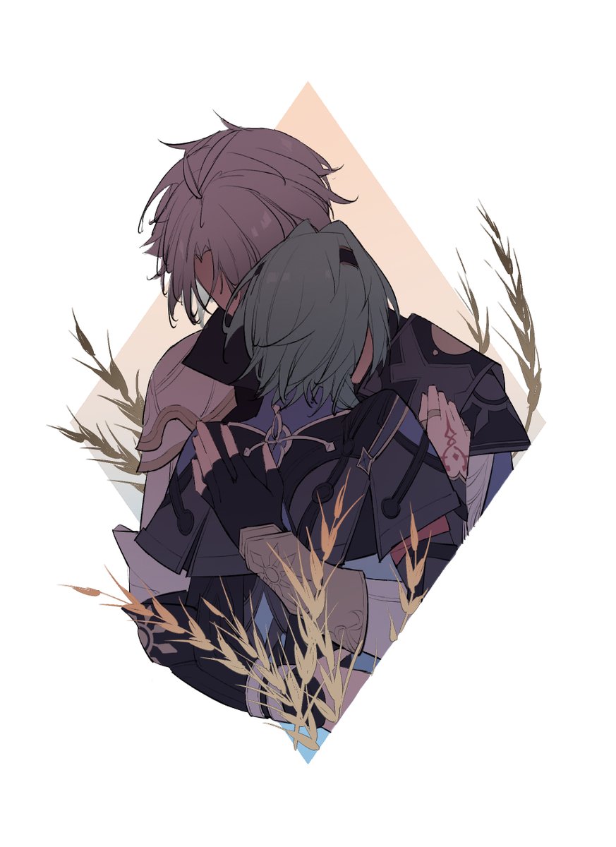 🩵💚
耶耶明天回家

#HonkaiStarRail #白厄 #那刻夏 #厄夏