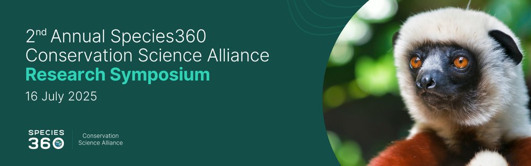 World Association Zoos & Aquariums (@waza) on Twitter photo 🗓️ Join the 2nd Annual <a href="/species360/">Species360</a> Research Symposium on 16 July 2025 (9am CDT / 4pm CEST).
Hear how researchers are using ZIMS data to support global efforts in #animalwelfare, population management, and #speciesconservation.
🔗 Register now: f.mtr.cool/kwreebnasw 🗓️ Join the 2nd Annual <a href="/species360/">Species360</a> Research Symposium on 16 July 2025 (9am CDT / 4pm CEST).
Hear how researchers are using ZIMS data to support global efforts in #animalwelfare, population management, and #speciesconservation.
🔗 Register now: f.mtr.cool/kwreebnasw