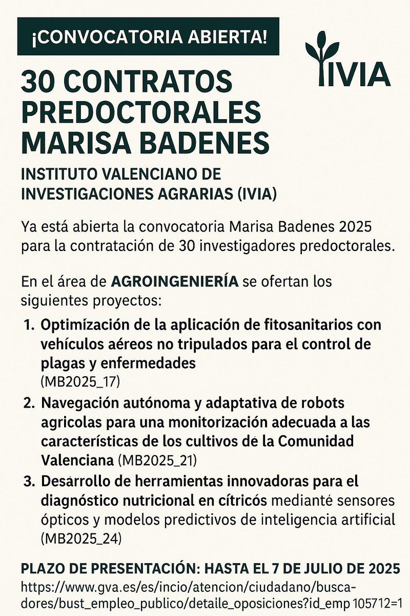 ¡Presenta tu solicitud antes del 7 de julio!