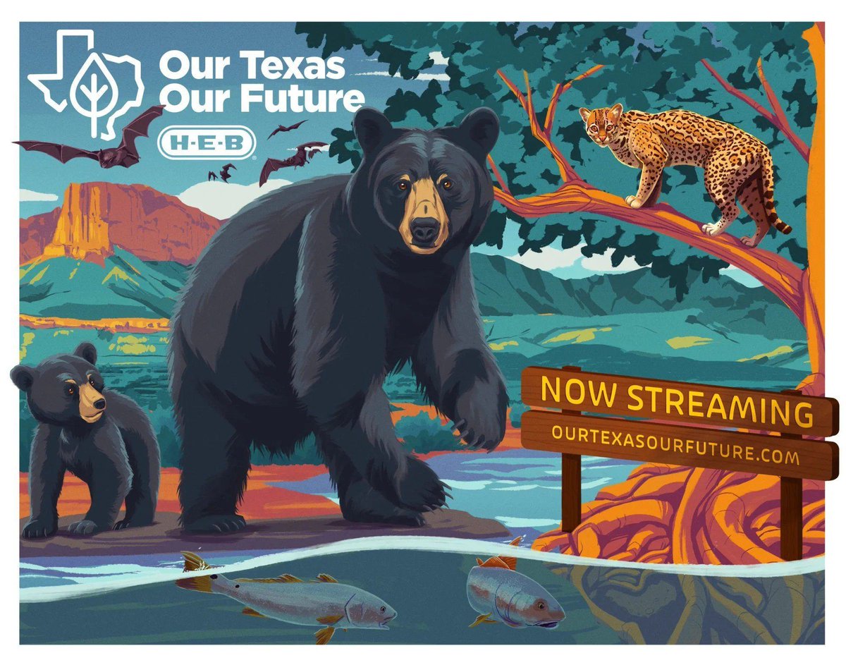 UTMSI's tweet image. 🎬 Join us for Our Texas, Our Future—a free H-E-B docuseries screening celebrating Texas' beauty & conservation heroes!
utmsi.utexas.edu/event/h-e-b-ou…
#OurTexasOurFuture #HEB #UTMSI #TexasScience