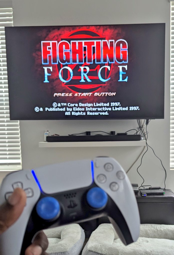 Playing a PS1 game on a PS2 while using a PS5 controller 😌