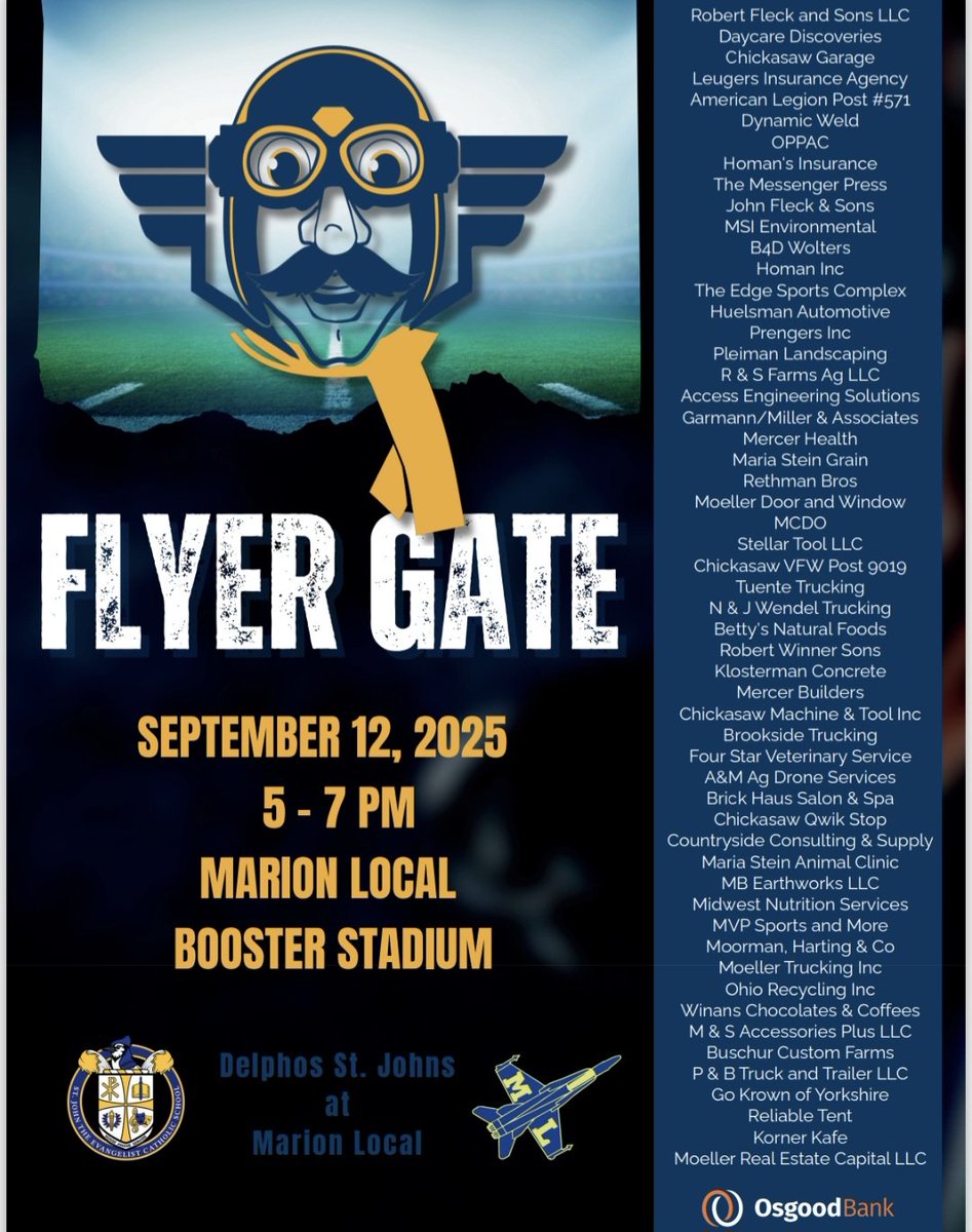 FLYERGATE: September 12, 2025